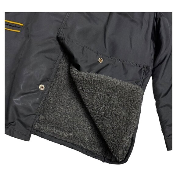 Vintage Black and Yellow Union winter coat - Picture 3 of 6